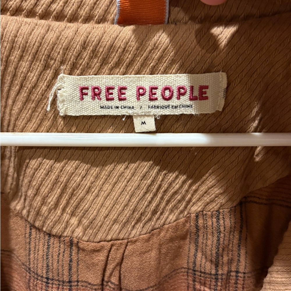 Free People Remi Brown Corduroy Oversized Shirt Jacket - Picture 8 of 17